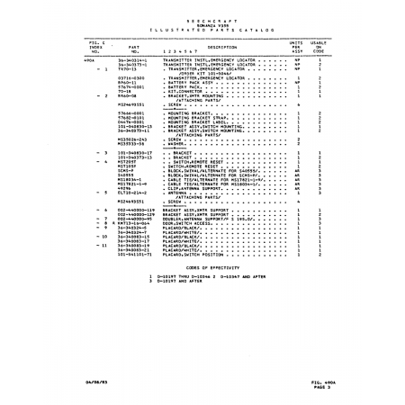 Aviation Part (101-341101-71) — Beechcraft V35 Aviation Part (101-341101-71) — Beechcraft V35