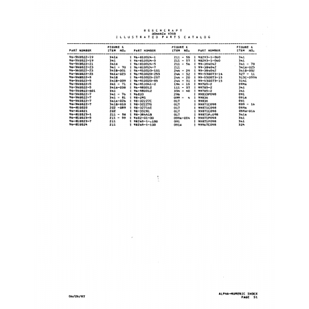 Aviation Part (3418-010) — Beechcraft V35 Aviation Part (3418-010) — Beechcraft V35
