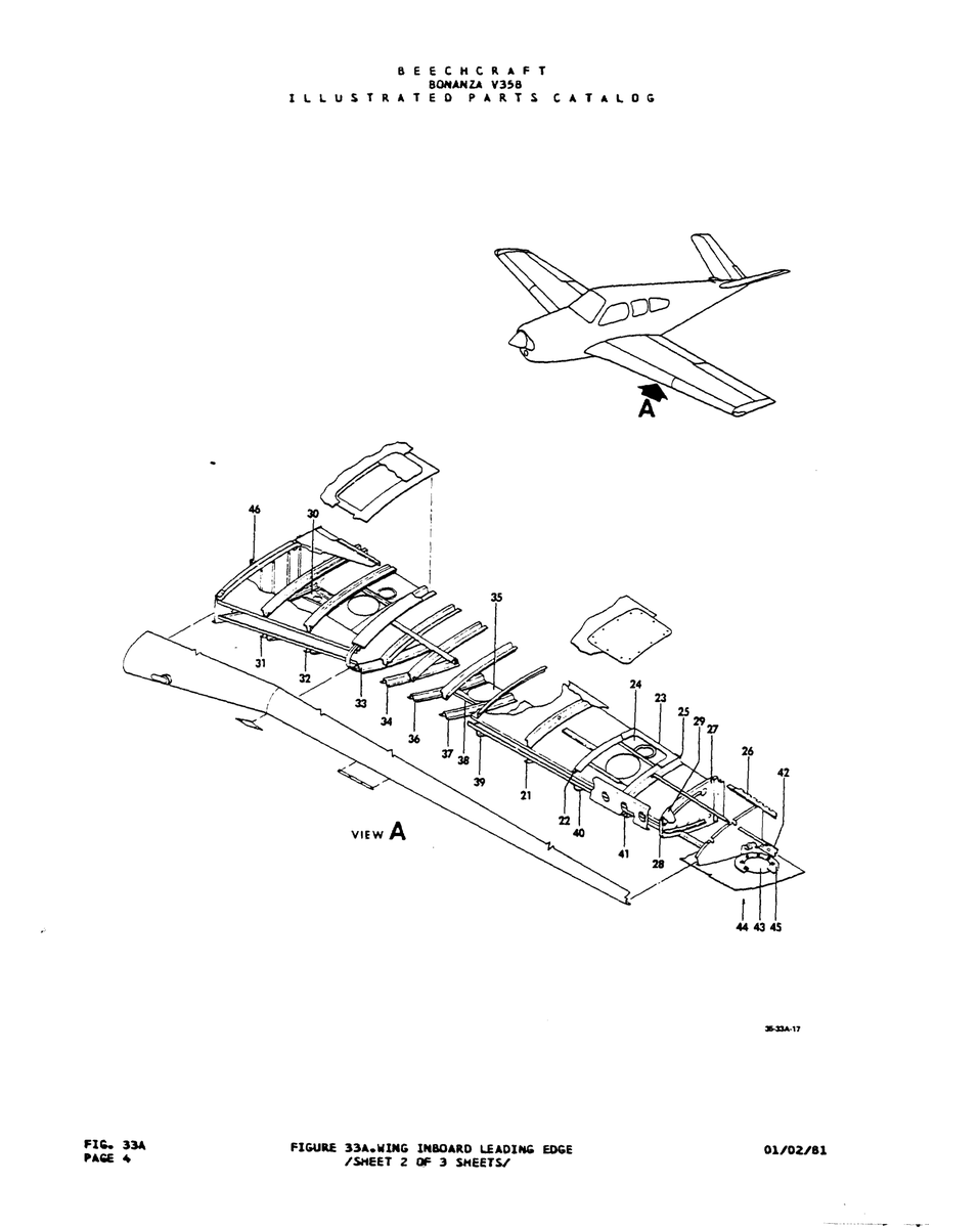 Aviation Part 1880480 for Beechcraft V35 Aircraft