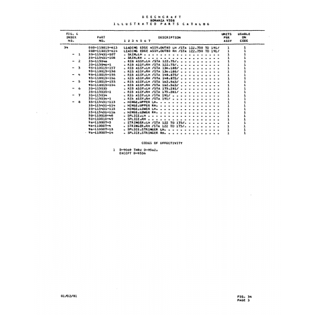 Aviation Part (000-111015-614) — Beechcraft V35 Aviation Part (000-111015-614) — Beechcraft V35