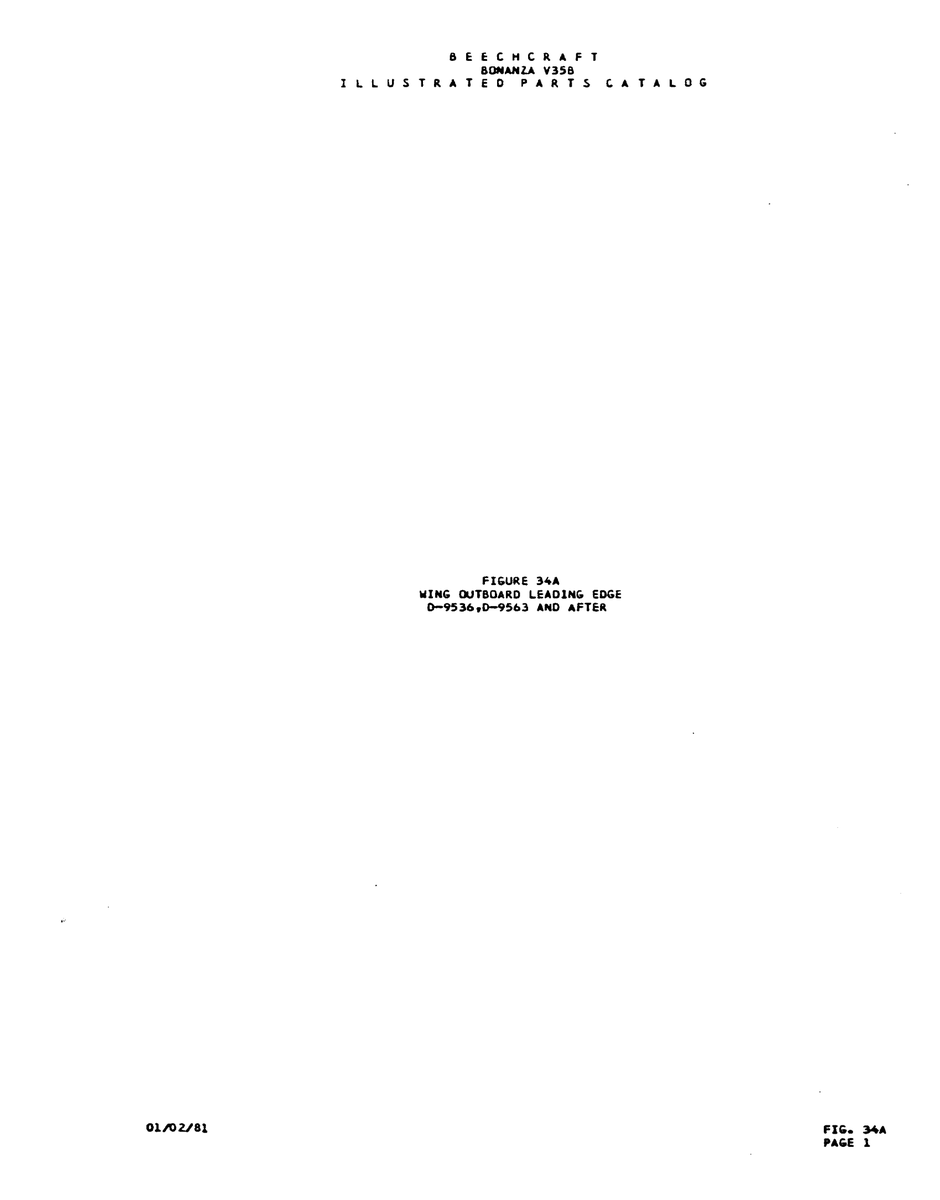 Aviation Part 0110U81 for Beechcraft V35 Aircraft