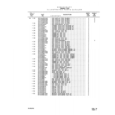 Aviation Part (35-115033-613) — Beechcraft V35 Aviation Part (35-115033-613) — Beechcraft V35