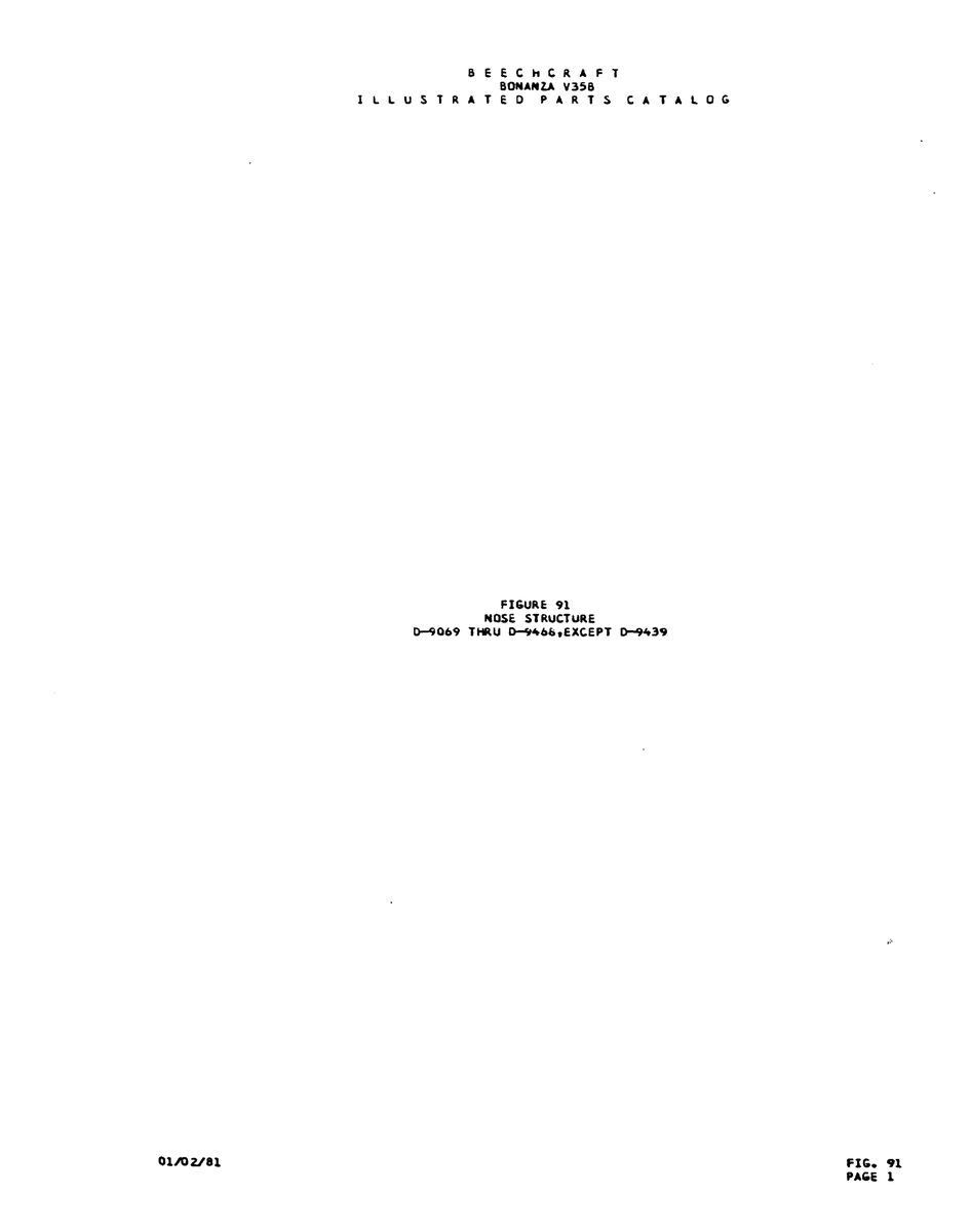 Aviation Part O1l0U81 for Beechcraft V35 Aircraft