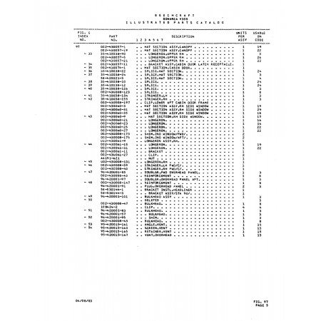Aviation Part (002-430008-131) — Beechcraft V35 Aviation Part (002-430008-131) — Beechcraft V35