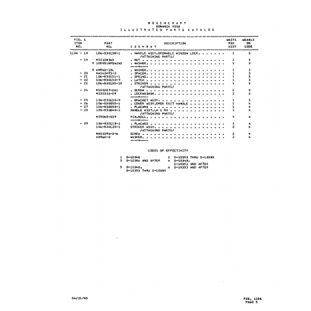 Aviation Part (106-530131-1) — Beechcraft V35 Aviation Part (106-530131-1) — Beechcraft V35