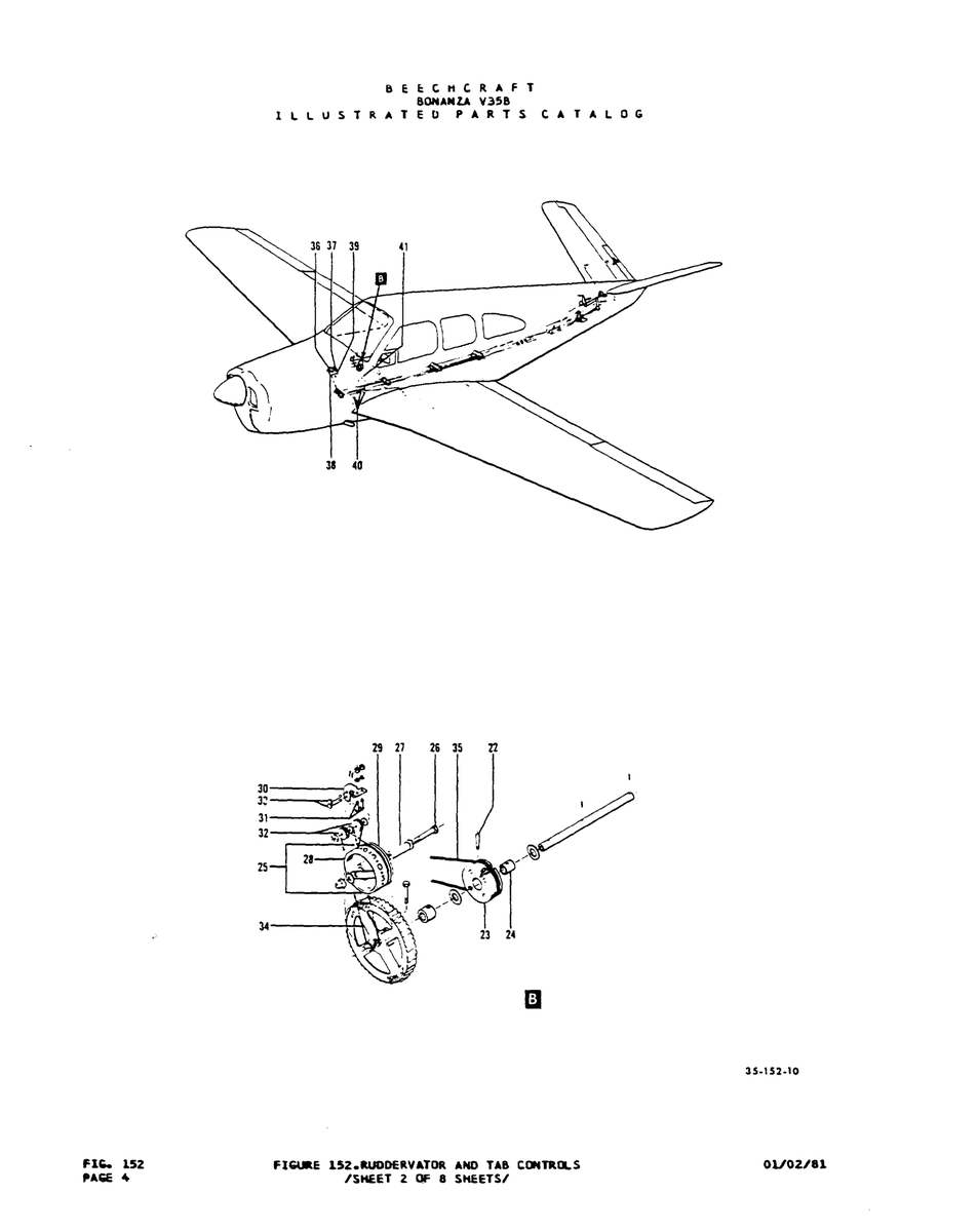 Aviation Part 95-151-10 for Beechcraft V35 Aircraft