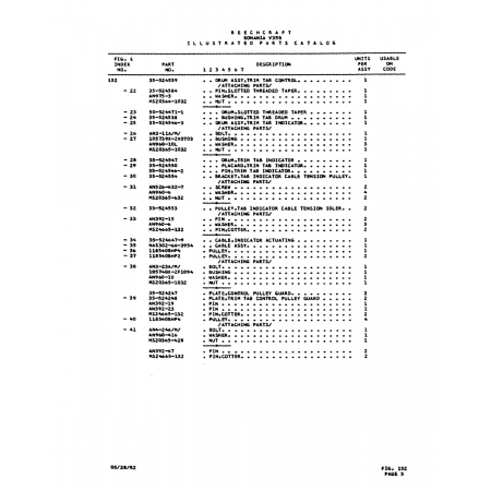 Aviation Part (105NOX-LF1094) — Beechcraft V35 Aviation Part (105NOX-LF1094) — Beechcraft V35