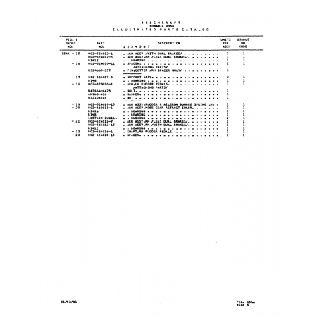 Aviation Part (002--521010-15) — Beechcraft V35 Aviation Part (002--521010-15) — Beechcraft V35