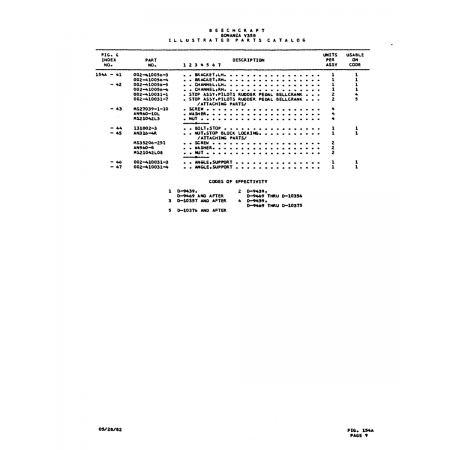 Aviation Part (002-410031-3) — Beechcraft V35 Aviation Part (002-410031-3) — Beechcraft V35
