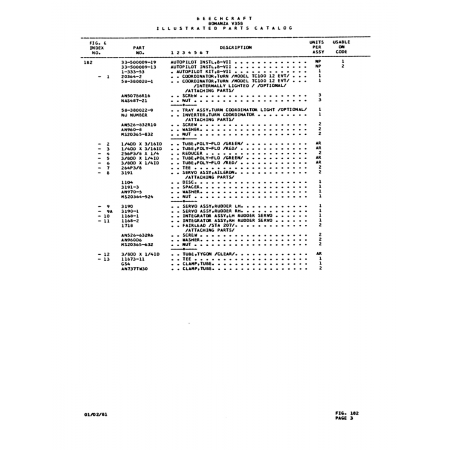 Aviation Part (1168-2) — Beechcraft V35