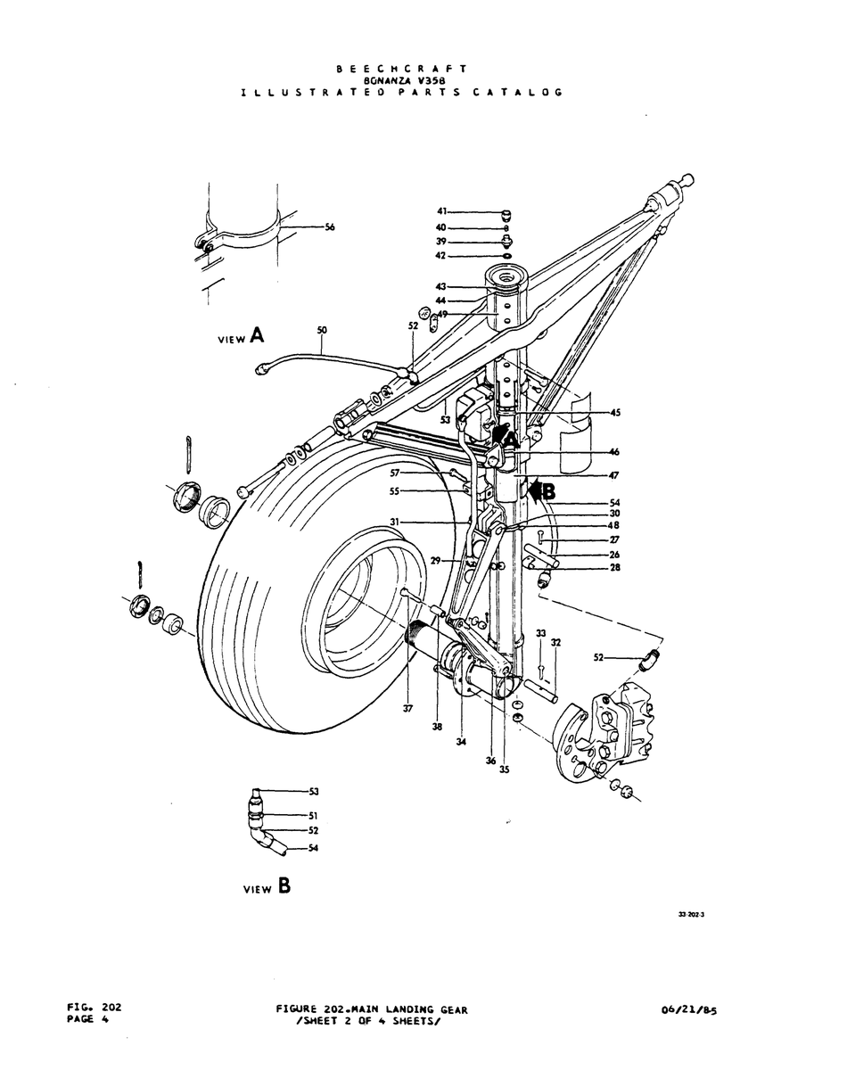 Aviation Part 33-202-1 for Beechcraft V35 Aircraft