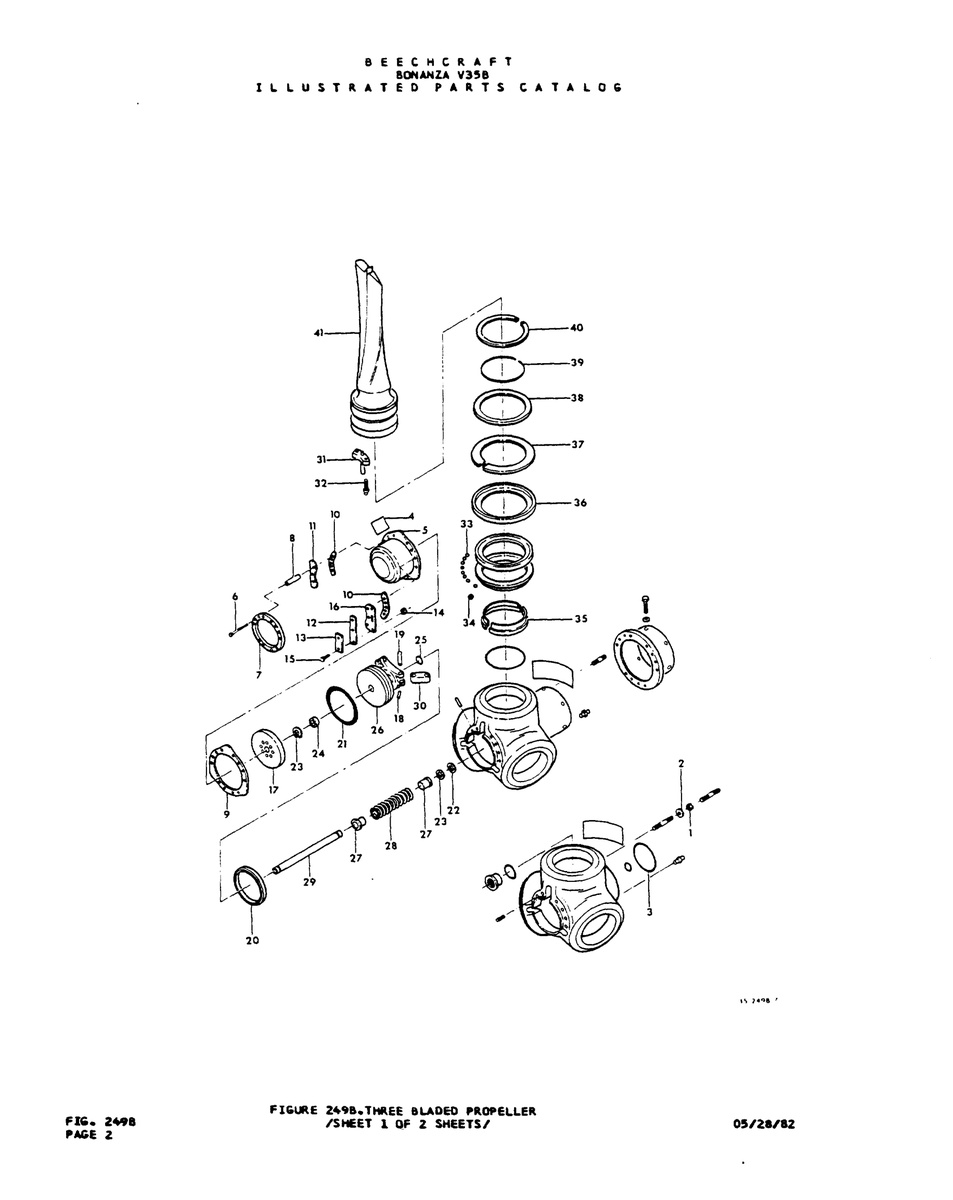 Aviation Part 15b25 for Beechcraft V35 Aircraft