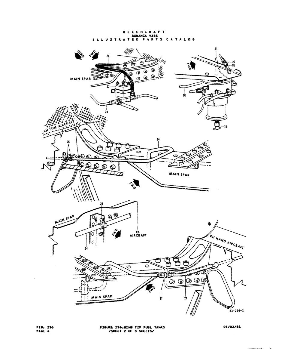 Aviation Part 33-296-2 for Beechcraft V35 Aircraft