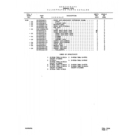 Aviation Part (002--49003655) — Beechcraft V35 Aviation Part (002--49003655) — Beechcraft V35