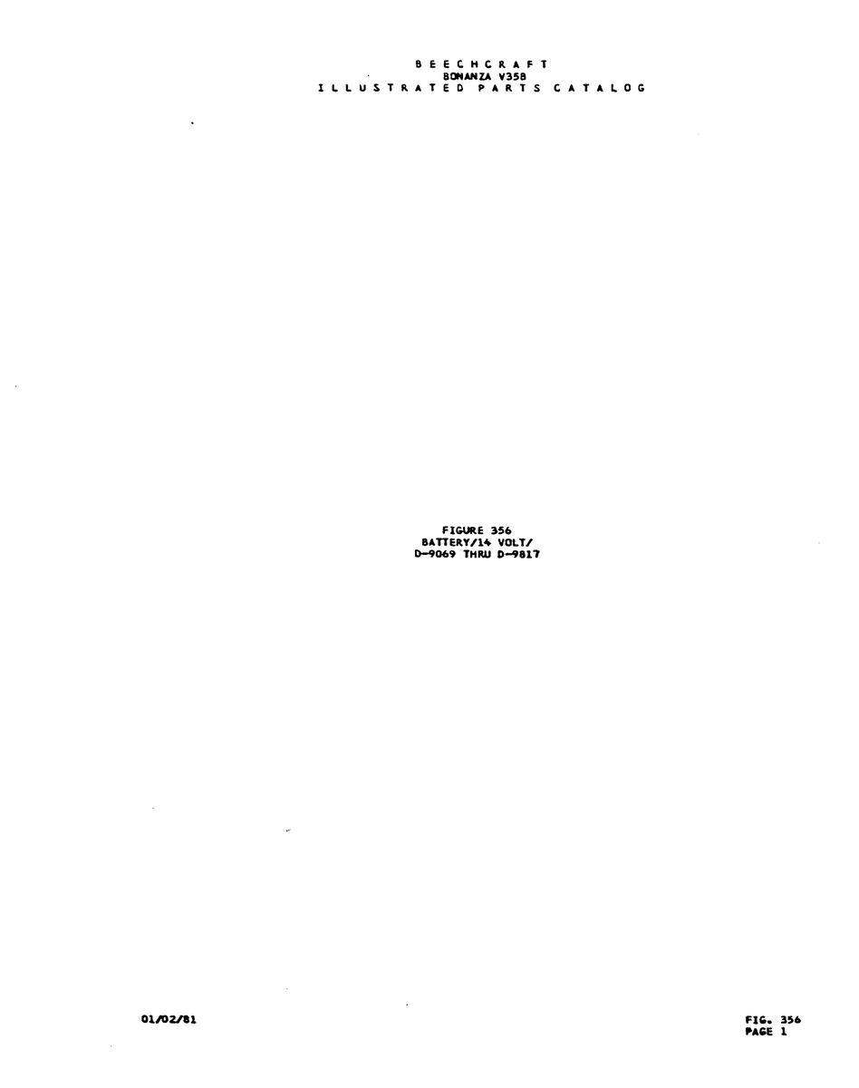 Aviation Part 0-9669 for Beechcraft V35 Aircraft