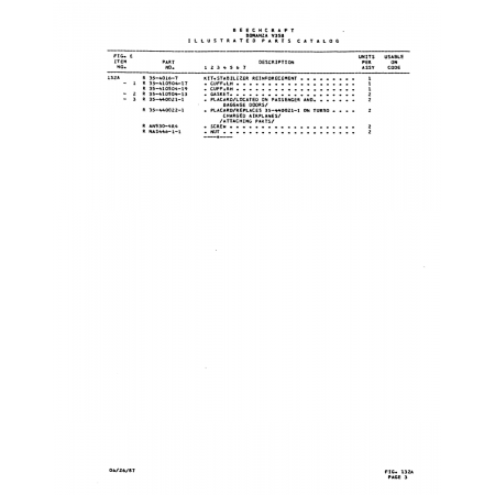 Aviation Part (10504-19) — Beechcraft V35 Aviation Part (10504-19) — Beechcraft V35