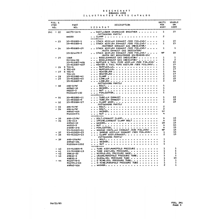 Aviation Part (0005-11) — Beechcraft V35 Aviation Part (0005-11) — Beechcraft V35