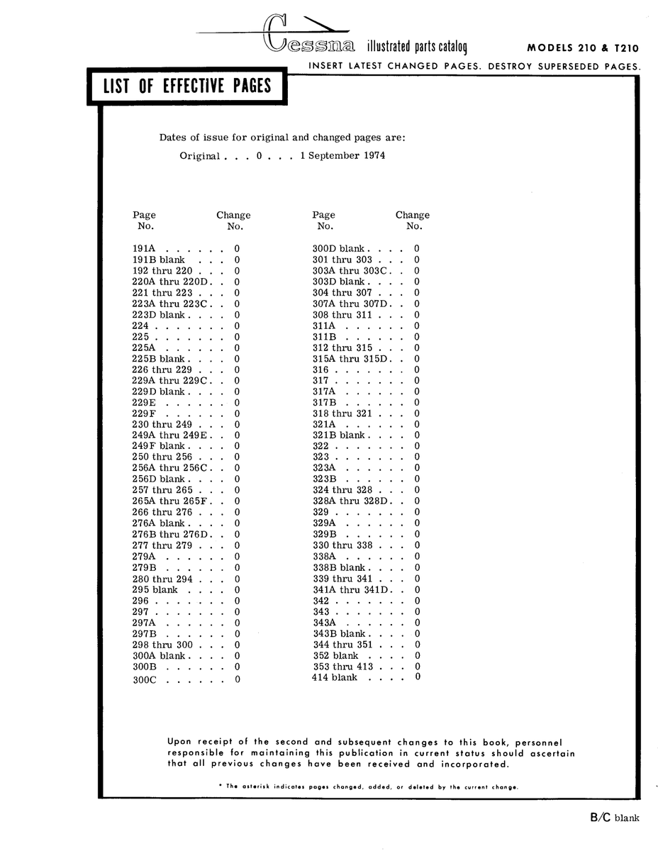 Aviation Part 2a97B for Cessna T210F Aircraft