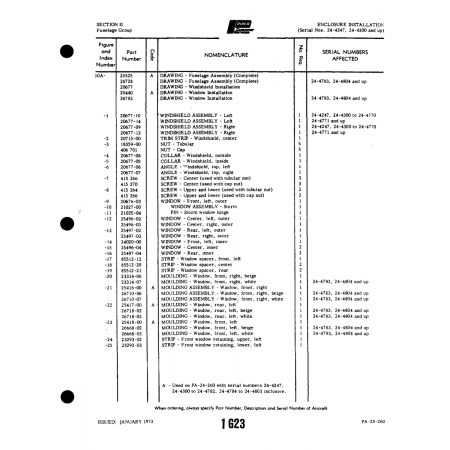 Aviation Part (20677-07) — Piper PA-32-260 Aviation Part (20677-07) — Piper PA-32-260