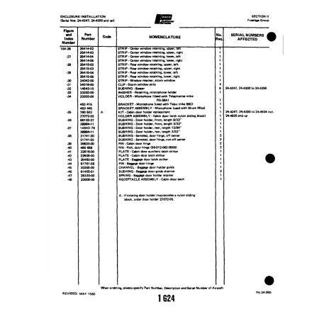 Aviation Part (2641504) — Piper PA-32-260 Aviation Part (2641504) — Piper PA-32-260