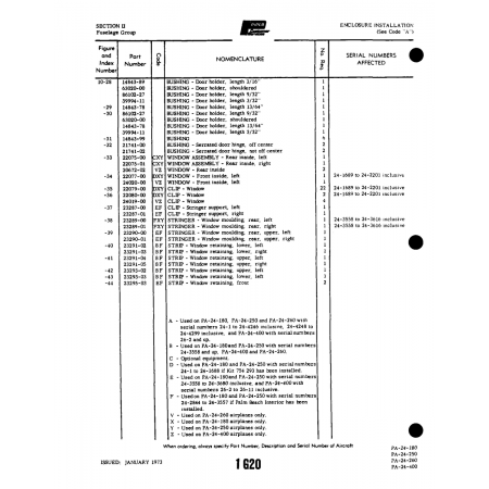 Aviation Part (14843-78) — Piper PA-32-260 Aviation Part (14843-78) — Piper PA-32-260