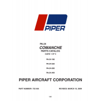 Aviation Part PA-24180 for Piper PA-32-260 Aircraft Aviation Part PA-24180 for Piper PA-32-260 Aircraft
