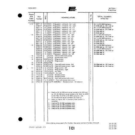 Aviation Part (20366-00) — Piper PA-32-260 Aviation Part (20366-00) — Piper PA-32-260