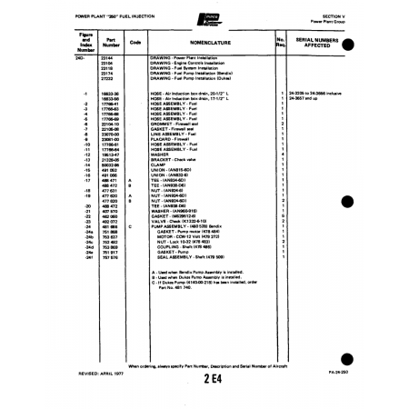 Aviation Part (17766-61) — Piper PA-32-260 Aviation Part (17766-61) — Piper PA-32-260