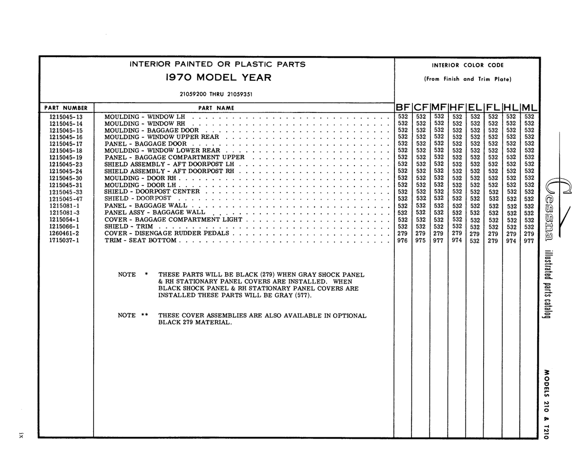Aviation Part 1215045 for Cessna T210F Aircraft
