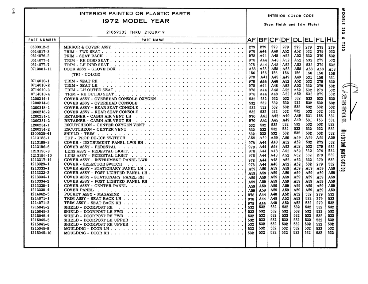 Aviation Part 0514077-7 for Cessna T210F Aircraft