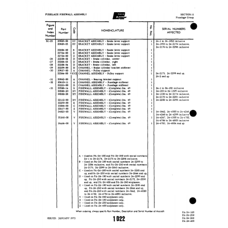 Aviation Part (26486-00) — Piper PA-32-260 Aviation Part (26486-00) — Piper PA-32-260