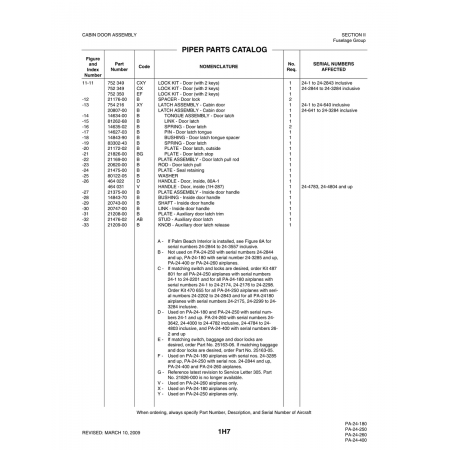 Aviation Part (21375-00) — Piper PA-32-260 Aviation Part (21375-00) — Piper PA-32-260