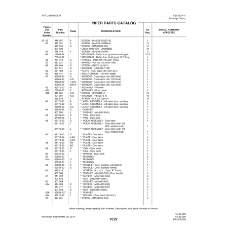 Aviation Part (68178-03) — Piper PA-32-260 Aviation Part (68178-03) — Piper PA-32-260