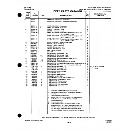 Aviation Part (20572-04) — Piper PA-32-260 Aviation Part (20572-04) — Piper PA-32-260