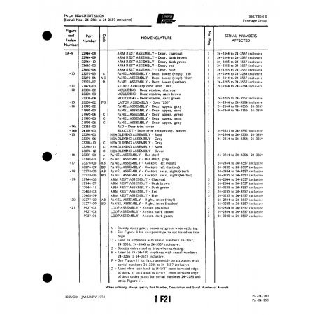 Aviation Part (24164-00) — Piper PA-32-260 Aviation Part (24164-00) — Piper PA-32-260