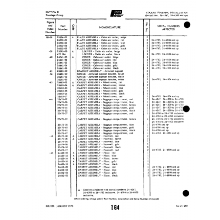 Aviation Part (25283-00) — Piper PA-32-260 Aviation Part (25283-00) — Piper PA-32-260