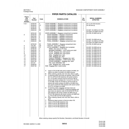 Aviation Part (22570-00) — Piper PA-32-260