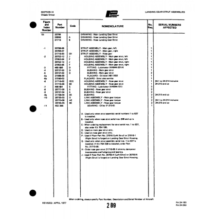Aviation Part (21716-02) — Piper PA-32-260 Aviation Part (21716-02) — Piper PA-32-260