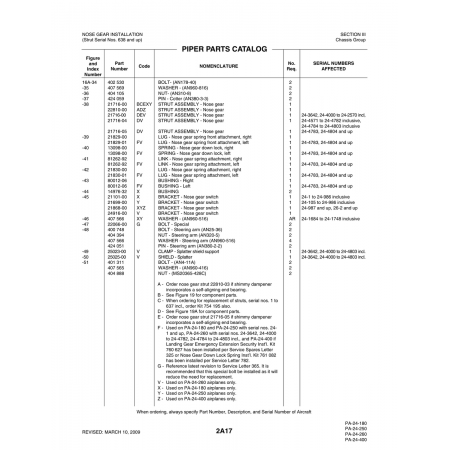 Aviation Part (22810-00) — Piper PA-32-260 Aviation Part (22810-00) — Piper PA-32-260