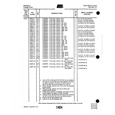 Aviation Part (21960-39) — Piper PA-32-260 Aviation Part (21960-39) — Piper PA-32-260