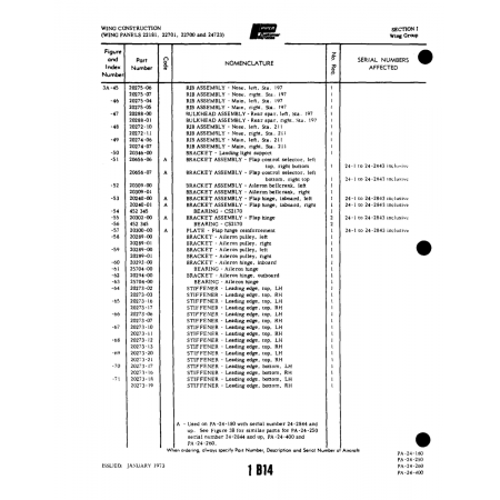 Aviation Part (20273-21) — Piper PA-32-260 Aviation Part (20273-21) — Piper PA-32-260