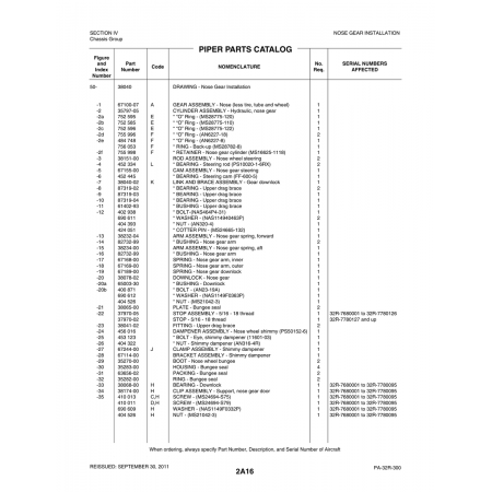 Aviation Part (35797-05) — Piper PA-32-260 Aviation Part (35797-05) — Piper PA-32-260