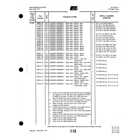 Aviation Part (21738-17) — Piper PA-32-260