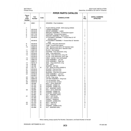 Aviation Part (62017-02) — Piper PA-32-260