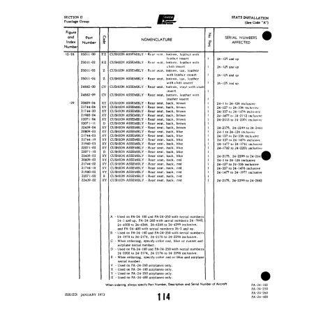Aviation Part (21744-19) — Piper PA-32-260