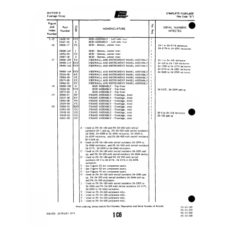 Aviation Part (22228-00) — Piper PA-32-260 Aviation Part (22228-00) — Piper PA-32-260