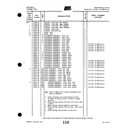 Aviation Part (21955-04) — Piper PA-32-260