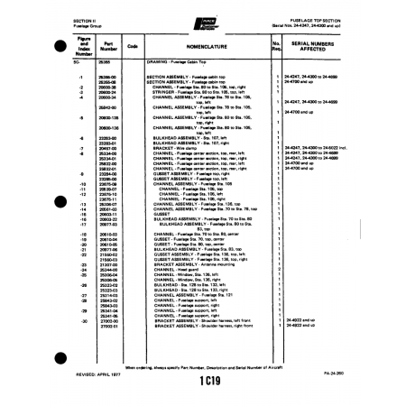 Aviation Part (2156002) — Piper PA-32-260