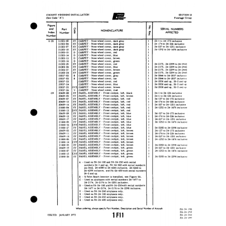 Aviation Part (21888-07) — Piper PA-32-260 Aviation Part (21888-07) — Piper PA-32-260
