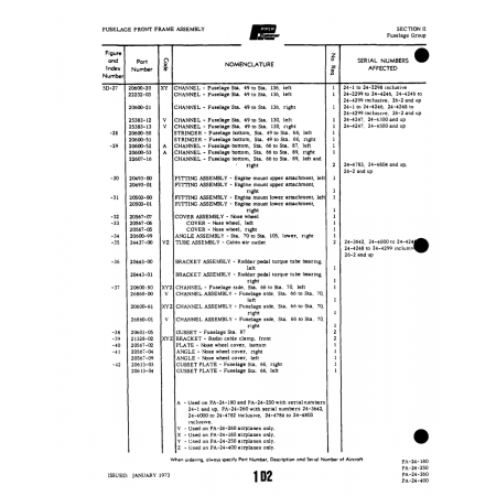 Aviation Part (22607-16) — Piper PA-32-260